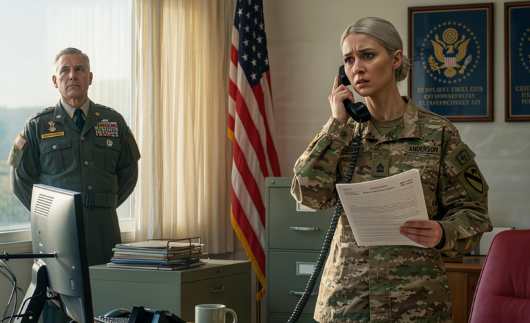 « Ta carrière est finie. Rentre chez toi et occupe-toi de ton fils ! » Mon commandant m’a renvoyée, prétextant que mon fils était là. Vingt-quatre heures plus tard, un appel d’un général… a stupéfié tout le monde et a transformé l’avenir qu’il pensait m’avoir volé en un moment décisif.