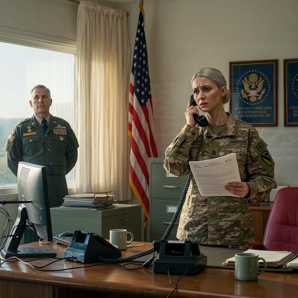 « Ta carrière est finie. Rentre chez toi et occupe-toi de ton fils ! » Mon commandant m’a renvoyée, prétextant que mon fils était là. Vingt-quatre heures plus tard, un appel d’un général… a stupéfié tout le monde et a transformé l’avenir qu’il pensait m’avoir volé en un moment décisif.