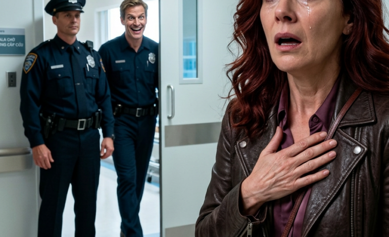 Mon fils de 9 ans a été transporté d’urgence à l’hôpital depuis le domicile de son ami. À mon arrivée, deux policiers ont bloqué la porte : « Vous ne devriez pas entrer pour le moment.» Dix minutes plus tard, mon mari est sorti, étrangement soulagé à l’idée que notre garçon puisse perdre la mémoire. Ce soir-là, après son départ, Ethan a murmuré : « Maman, regarde mon téléphone.» Une photo de mon mari et de notre voisin au lit m’a immédiatement fait comprendre pourquoi la police ne voulait pas que je le voie…