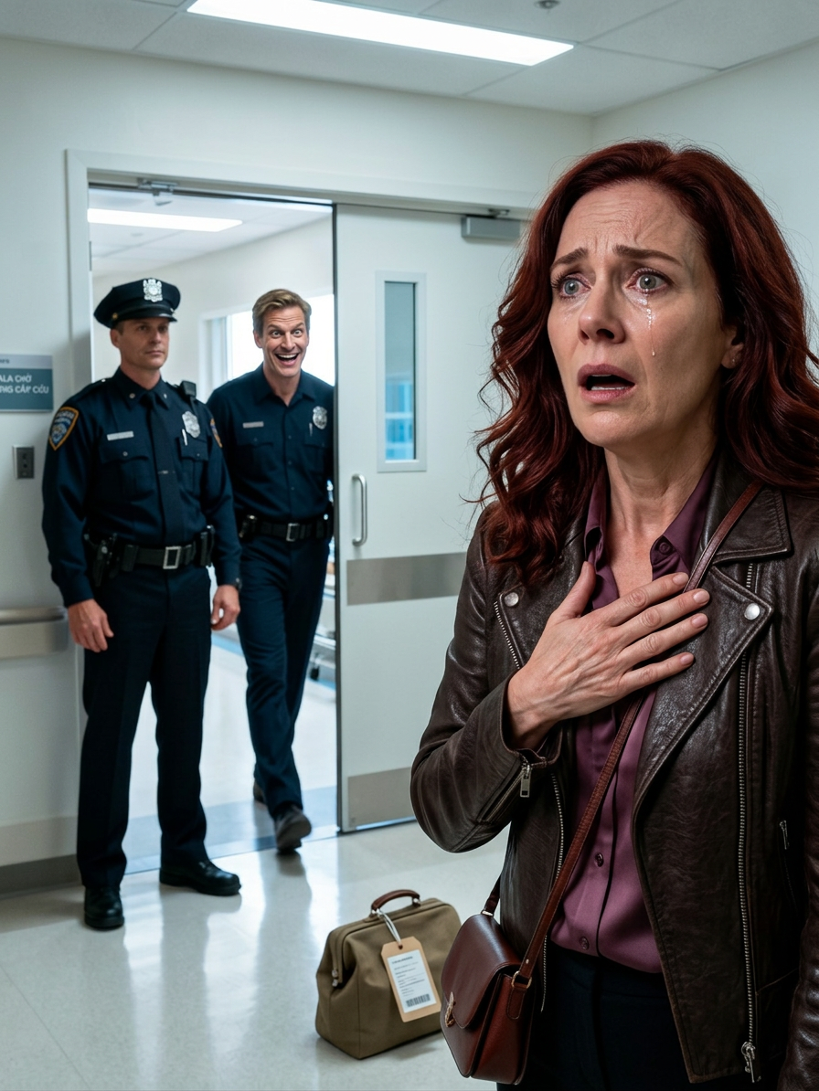 Mon fils de 9 ans a été transporté d’urgence à l’hôpital depuis le domicile de son ami. À mon arrivée, deux policiers ont bloqué la porte : « Vous ne devriez pas entrer pour le moment.» Dix minutes plus tard, mon mari est sorti, étrangement soulagé à l’idée que notre garçon puisse perdre la mémoire. Ce soir-là, après son départ, Ethan a murmuré : « Maman, regarde mon téléphone.» Une photo de mon mari et de notre voisin au lit m’a immédiatement fait comprendre pourquoi la police ne voulait pas que je le voie…