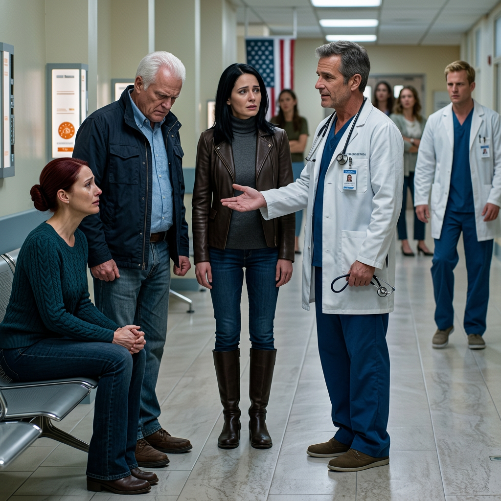 Mon père a claqué des doigts en poussant ma chaise du pied. « Silence. » Ma sœur a souri quand j’ai grimacé. Le médecin est entré, et l’atmosphère a changé.