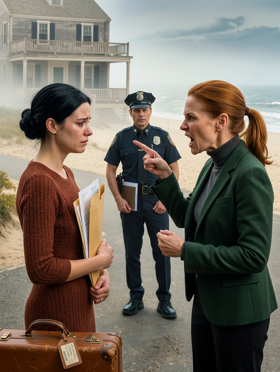 Ma belle-mère m’a appelée pour me dire : « Tu es bannie de la maison de plage familiale à vie ! J’ai changé toutes les serrures !» Elle a ri. J’ai répondu calmement : « Merci de me l’avoir dit.» Elle ignorait que ma mère m’avait légué la maison dans une fiducie secrète avant son décès.