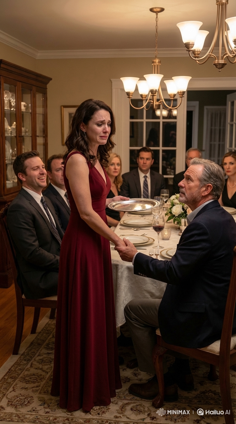 Le soir du décès de ma mère, on attendait encore de moi que je sourie et que je serve le dîner. Quand mon mari a ri et m’a dit : « Ta mère est morte ? Et alors ? Sers mes invités », quelque chose s’est brisé en moi. J’ai porté les assiettes, les larmes coulant sur mes joues, jusqu’à ce que son patron me prenne la main et me demande : « Pourquoi pleures-tu ?» Je lui ai avoué la vérité devant tout le monde. Ce qui s’est passé ensuite a détruit mon mariage d’une manière totalement inattendue.