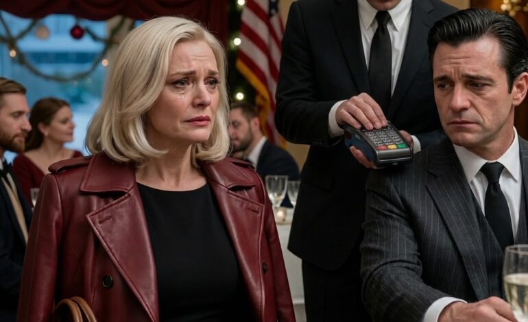 Mes beaux-parents ont ri quand mon mari a divorcé à Noël. Le serveur a vu ma carte et tout a basculé.