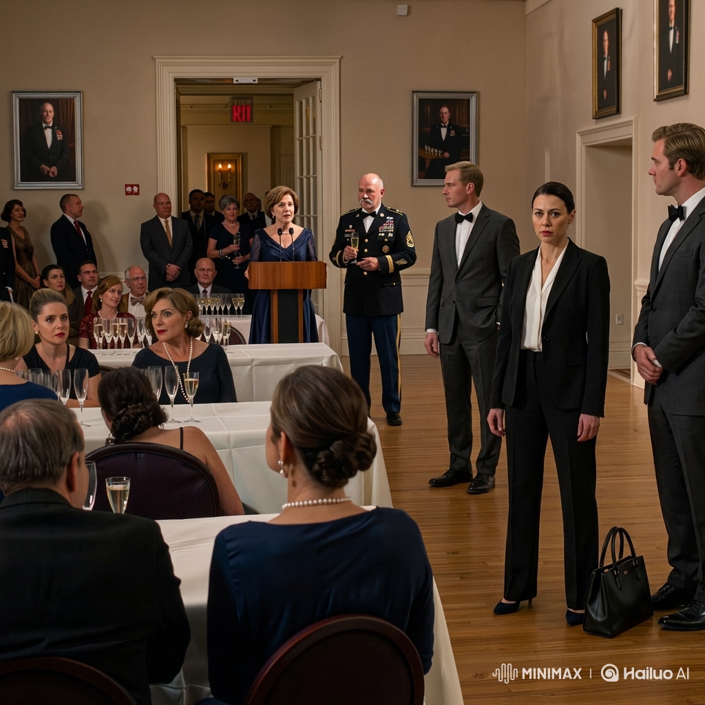 « Ma belle-mère a dit : “Elle vous a tous induits en erreur.” J’avais maintenu trois soldats en vie pendant neuf heures dans un hôpital de campagne effondré, même après avoir bandé mes doigts blessés avec un abaisse-langue. L’un de ces soldats se tenait à peine à trois mètres derrière elle. Puis il est monté sur l’estrade avec une prothèse de jambe. »