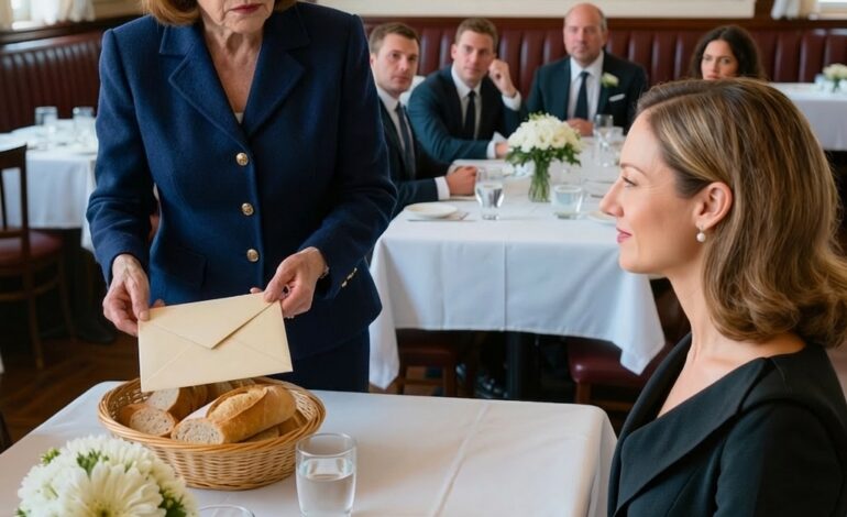 Lors d’un dîner de famille, ma belle-fille m’a dit : « Va trouver une autre table, seule la vraie famille est autorisée. » Alors j’ai…