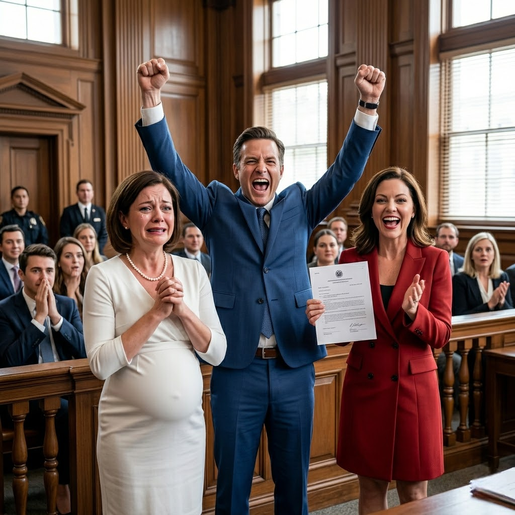 J’étais enceinte de huit mois lorsque mon mari milliardaire s’est adossé au tribunal, a esquissé un sourire narquois et a déclaré : « Tu repartiras les mains vides, Allison. » Il voyait ma grossesse comme un signe de faiblesse. Il était persuadé que le contrat prénuptial avait déjà scellé mon destin. Mais alors, mon avocat s’est levé et a révélé une clause que toute sa famille espérait que je ne découvrirais jamais. C’est à ce moment-là que sa confiance s’est effondrée… et que tout a basculé. – Actualités