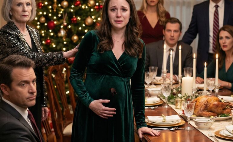 Je n’avais jamais dit à mes beaux-parents que mon père était le juge en chef. J’avais passé toute la journée à préparer le dîner de Noël pour la famille, et ma belle-mère m’avait obligée à manger debout dans la cuisine. Elle avait ricané : « Les domestiques ne s’assoient pas avec la famille.» Quand j’avais essayé de m’asseoir, elle m’avait repoussée si violemment que j’avais failli faire une fausse couche. J’avais voulu appeler la police, mais mon mari avait jeté mon téléphone au sol en me menaçant : « Je suis avocat. Tu ne gagneras pas.» Je l’avais regardé droit dans les yeux et lui avais dit calmement : « Appelle mon père.» Il avait ri en composant le numéro, ignorant que sa carrière juridique était sur le point de s’achever.