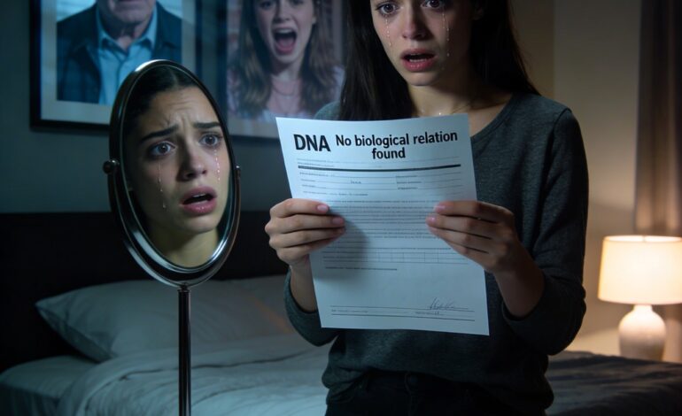 Mes parents ont toujours adoré ma sœur et m’ont traitée comme si je ne comptais pas. « Ne reviens pas tant que tu n’auras pas de valeur », a dit mon père froidement. Ma sœur a ri et a ajouté : « Tu es une vraie honte. » Ce soir-là, je me suis regardée dans le miroir… et j’ai soudain réalisé que je ne ressemblais à aucun d’eux. Alors, j’ai fait un test ADN en secret. Et quand les résultats sont enfin arrivés, une seule ligne a tout changé : « Aucun lien de parenté biologique trouvé. »