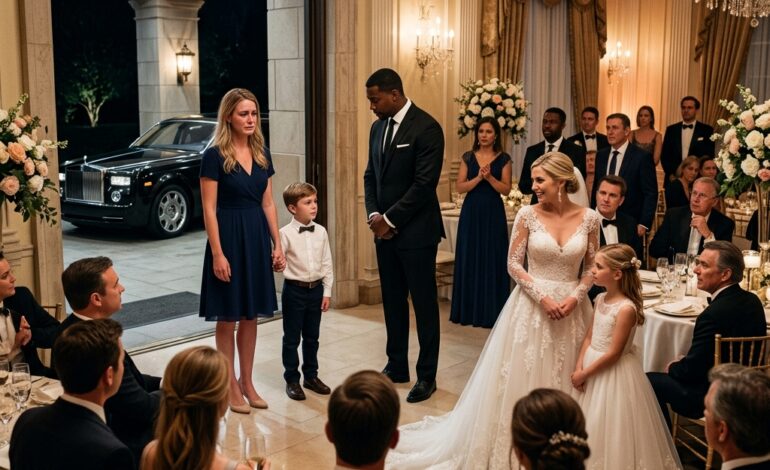 Le mariage de ma sœur battait son plein lorsque mon fils et moi avons été relégués au fond de la salle, comme si nous n’y avions pas notre place. Sa fille a ri cruellement : « Ils ont l’air si radins !» Ma sœur a souri d’un air narquois et a dit : « Vous devriez être reconnaissants d’avoir été invités.» Je suis resté silencieux, serrant fort la main de mon fils. Soudain, une limousine noire s’est arrêtée devant la salle. Quelques instants plus tard, le chauffeur est entré, a regardé mon fils droit dans les yeux et a dit : « Monsieur, c’est l’heure.» Un silence de mort s’est abattu sur la salle.