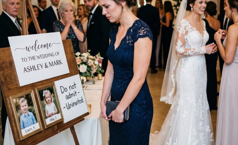 « N’avoue rien », a écrit ma demi-sœur sur les photos de mes enfants, à la porte du mariage. Je me suis contentée de dire : « Félicitations.» Quelques heures plus tard, son mariage de rêve s’est effondré. Puis, à tour de rôle, ils m’ont appelée sans arrêt.