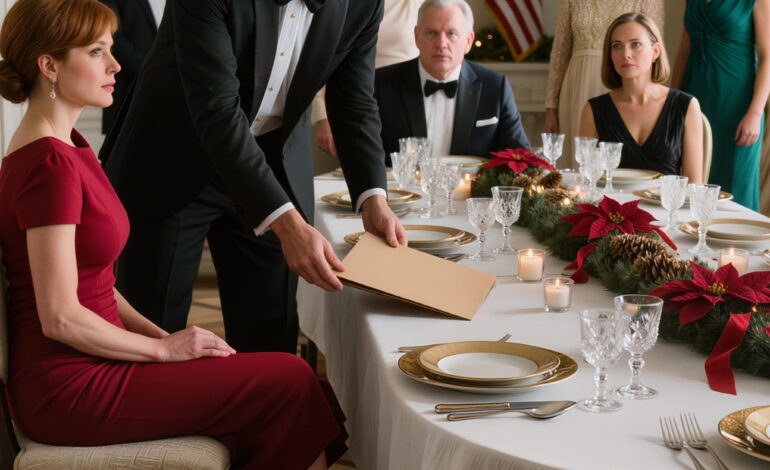 Mon mari m’a remis les papiers du divorce à Noël — puis ma meilleure amie a déposé une enveloppe.