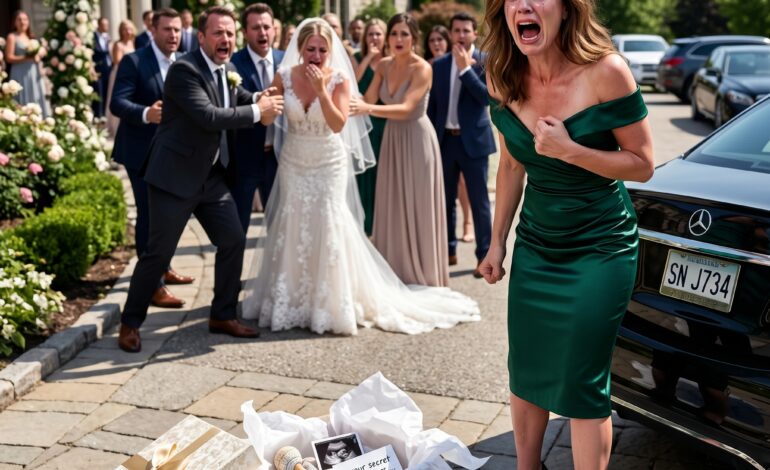 Quand mon mari m’a présentée au mariage comme « la simple conductrice », je n’ai ni protesté, ni pleuré, ni fait d’esclandre. J’ai souri, posé mon cadeau et suis partie discrètement. Deux rues plus loin, je me suis garée et j’ai attendu. Dans cette boîte se trouvait la seule chose à laquelle personne n’avait pensé vérifier avant qu’il ne soit bien trop tard.