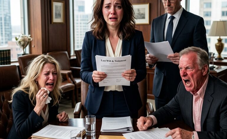 Ils m’ont empêché d’assister à la lecture du testament, persuadés que je n’hériterais de rien. C’est alors que le plan final de ma tante, d’ordinaire si discrète, a été révélé : elle m’avait légué toute sa fortune.