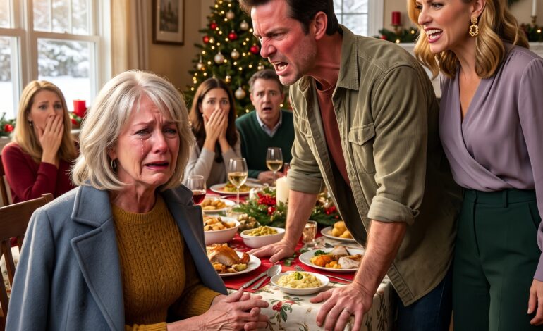 Au dîner de Noël, devant vingt-deux personnes, mon fils m’a regardé et m’a lancé : « Paye le loyer ou disparais ! » Ma belle-fille a alors ricané : « On verra bien comment tu t’en sortiras ! » Je suis parti ce soir-là pour ma nouvelle maison, et ce que j’ai fait ensuite a anéanti toute l’aide et l’argent sur lesquels ils comptaient.
