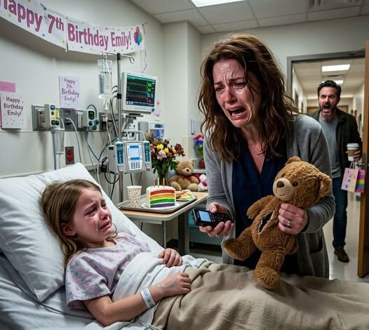 Je pensais que ma petite fille avait juste peur, jusqu’à ce qu’elle me demande de regarder dans son ours en peluche. Ce que j’ai entendu sur l’enregistreur a tout changé en quelques secondes.