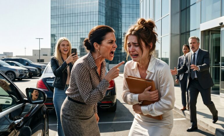 Ma mère m’a traitée de « déchet humain » et m’a craché au visage devant mon patron pour me faire licencier. Elle voulait que ma sœur prenne ma place, alors j’ai décidé de me venger.