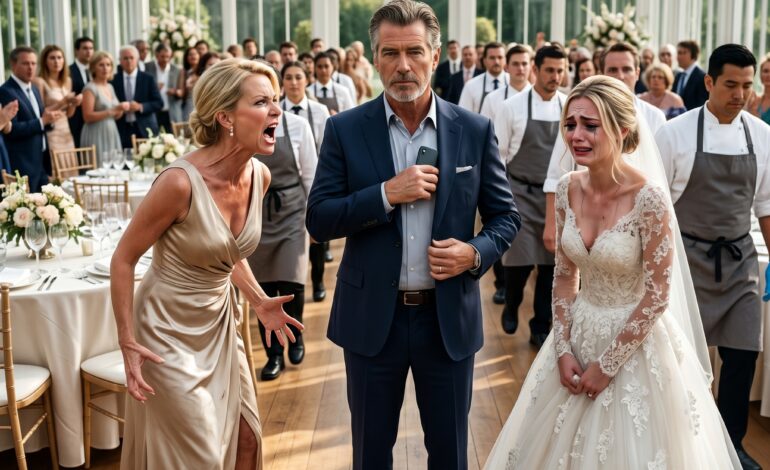 Ma belle-mère m’a traitée de « pauvre fille » et m’a interdit de participer aux photos de mariage – alors j’ai fait fermer toute la salle avec un simple coup de fil.