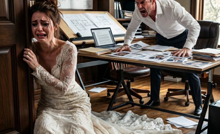 Une femme inconnue m’a murmuré un avertissement alors que j’étais en robe de mariée. Je suis rentrée plus tôt que prévu pour découvrir la vérité, et ce que j’ai vu m’a glacée le sang.