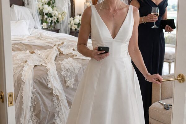 Minha irmã destruiu meu vestido de noiva na noite anterior ao meu casamento — e minha mãe me disse para não fazer drama.
