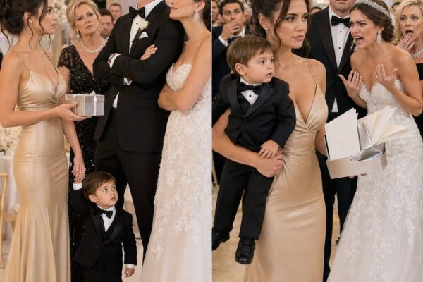 Na noite em que descobri que estava grávida, meu marido exigiu o divórcio, dizendo: “Não suporto viver de luto por uma criança que nunca vai nascer”. Guardei a prova, assinei os papéis em silêncio e saí com um segredo que ele detestaria. Dois anos depois, ele se casou com outra mulher e eu, junto com nosso filho, que tinha pouco mais de um ano, lhe dei um presente surpresa…