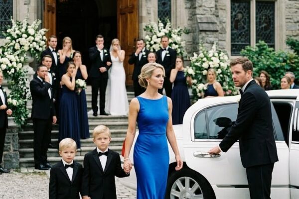 Então meu filho perguntou: “Papai nos fez perder nossa casa porque roubou?” O casamento inteiro ficou em silêncio — e meu ex finalmente percebeu que a verdade havia chegado.