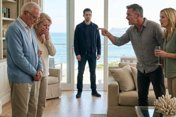 Comprei para meus pais uma mansão à beira-mar de 425 mil dólares para o aniversário de casamento deles, mas quando cheguei, minha mãe estava chorando e meu pai tremendo.